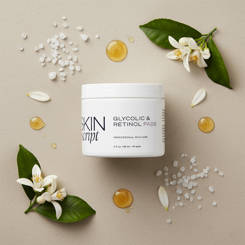 Skin Script Glycolic and Retinol Pads