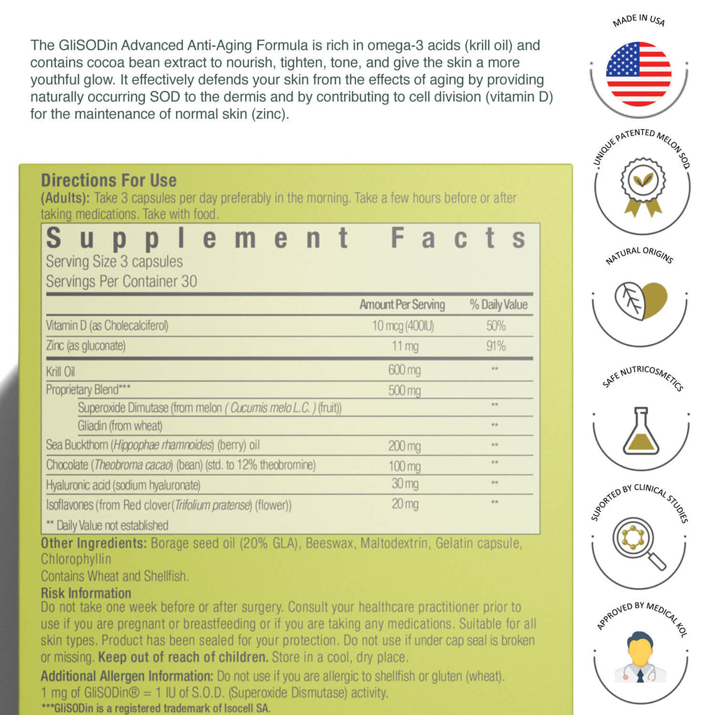 GliSODin Advanced Anti-Aging Formula